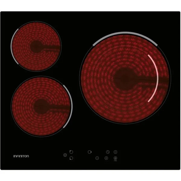 Vitrocerámica Infiniton 3 Fuegos 30 cm