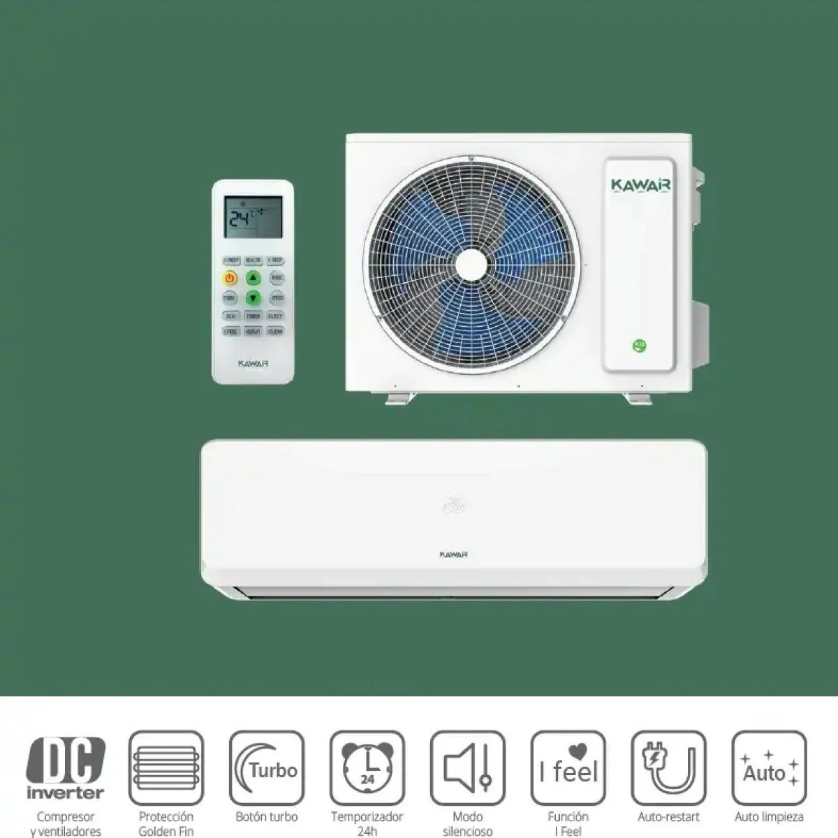 Aire Acondicionado Kawair 6000 Frigorías WiFi Ready