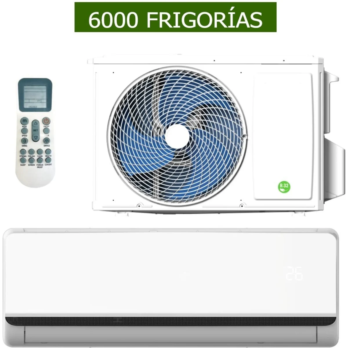 Aire Acondicionado Kawair 6000 Frigorías WiFi Ready