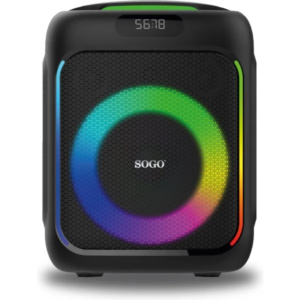 Altavoz Sogo SS8781 7" Bluetooth 40W TWS LED Negro
