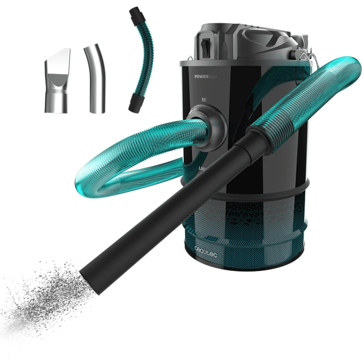 Aspirador de cenizas Cecotec Conga Ash 7000 Liberty 15 L 120 W Inox