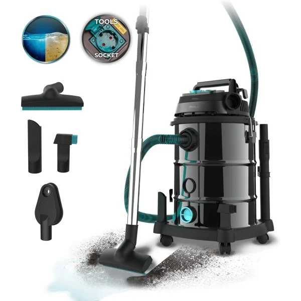 Aspirador Cecotec Conga Rockstar Wet & Dry Steel Pro Tool 30 L 1600 W