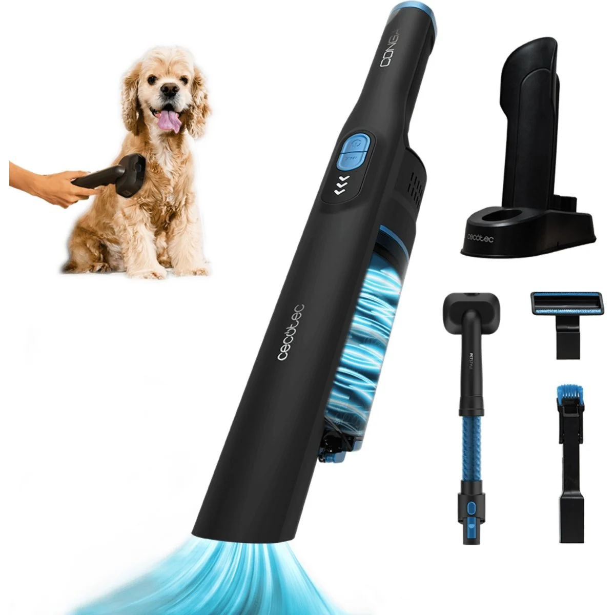 Aspirador de mano Cecotec Conga Rockstar Micro+ Animal 200 W 20 kPa 40 min
