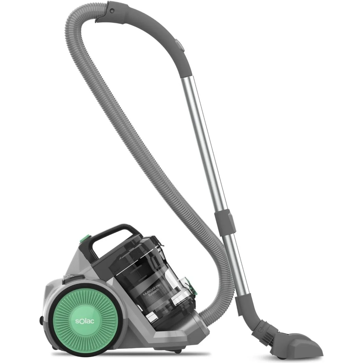Aspirador Sin Bolsa Solac Multiciclónico Clase A Verde