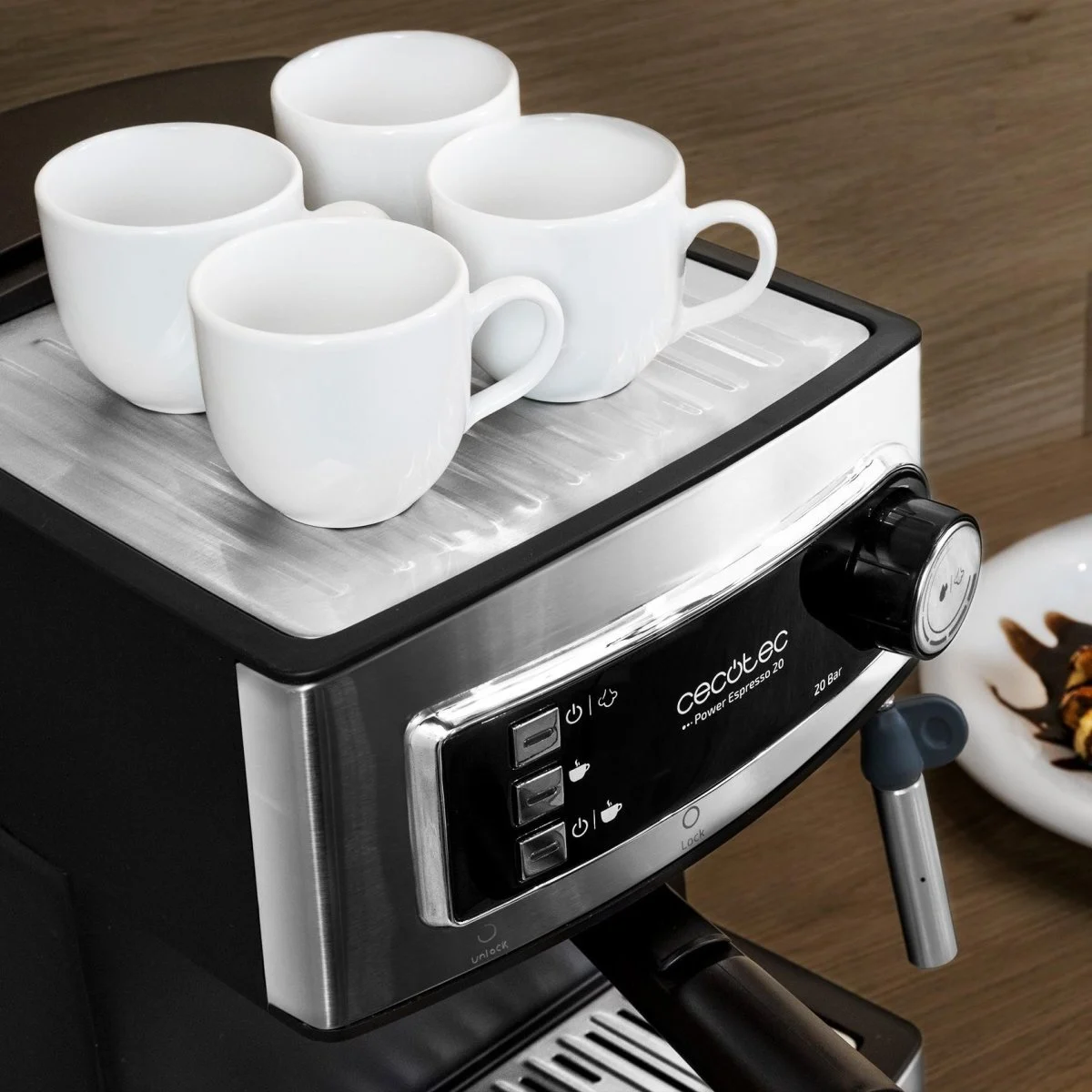Cafetera Express Cecotec Power Espresso 20 Bares Inox