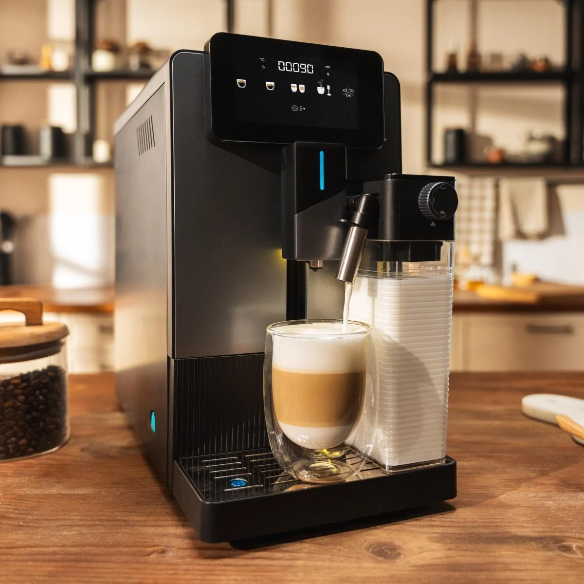 Cafetera Cecotec Superautomática EVAP+ Tanque Leche Cremmaet Latte