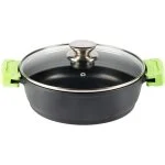 Cacerola Sogo VIER ALU FUN 24 cm Asas Verdes