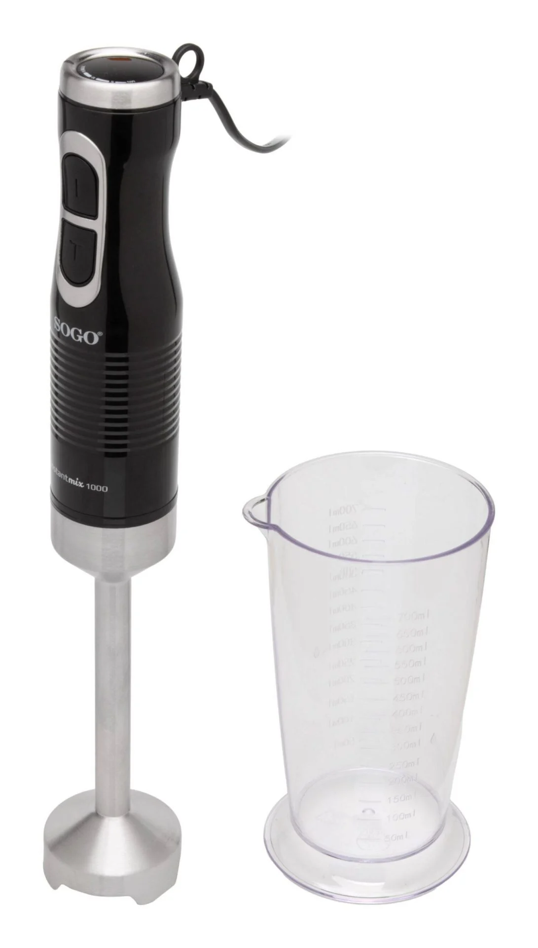 Batidora de Inmersión Sogo SS14315 1000 W 3 Velocidades Negro
