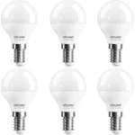 Bombilla LED Esférica E14 5W Luz Cálida 3000K Ahorro Energético