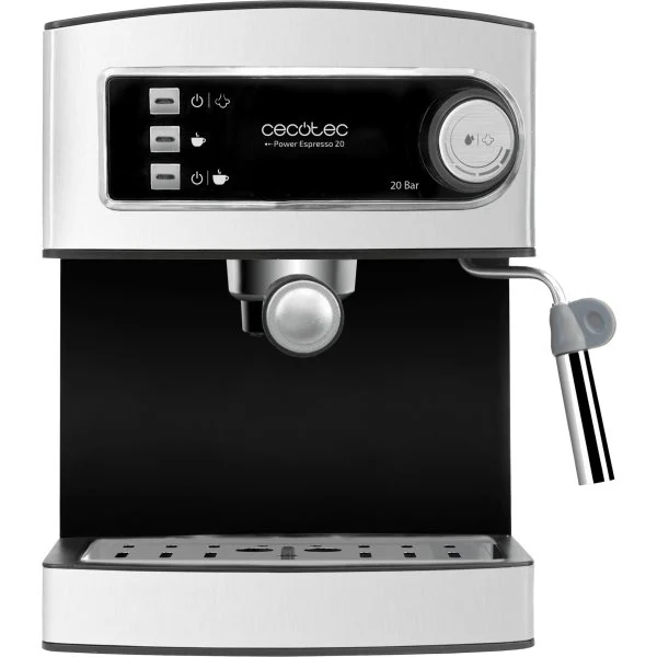 Cafetera Espresso Cecotec Power Espresso 20 850W 20 Bares Inox