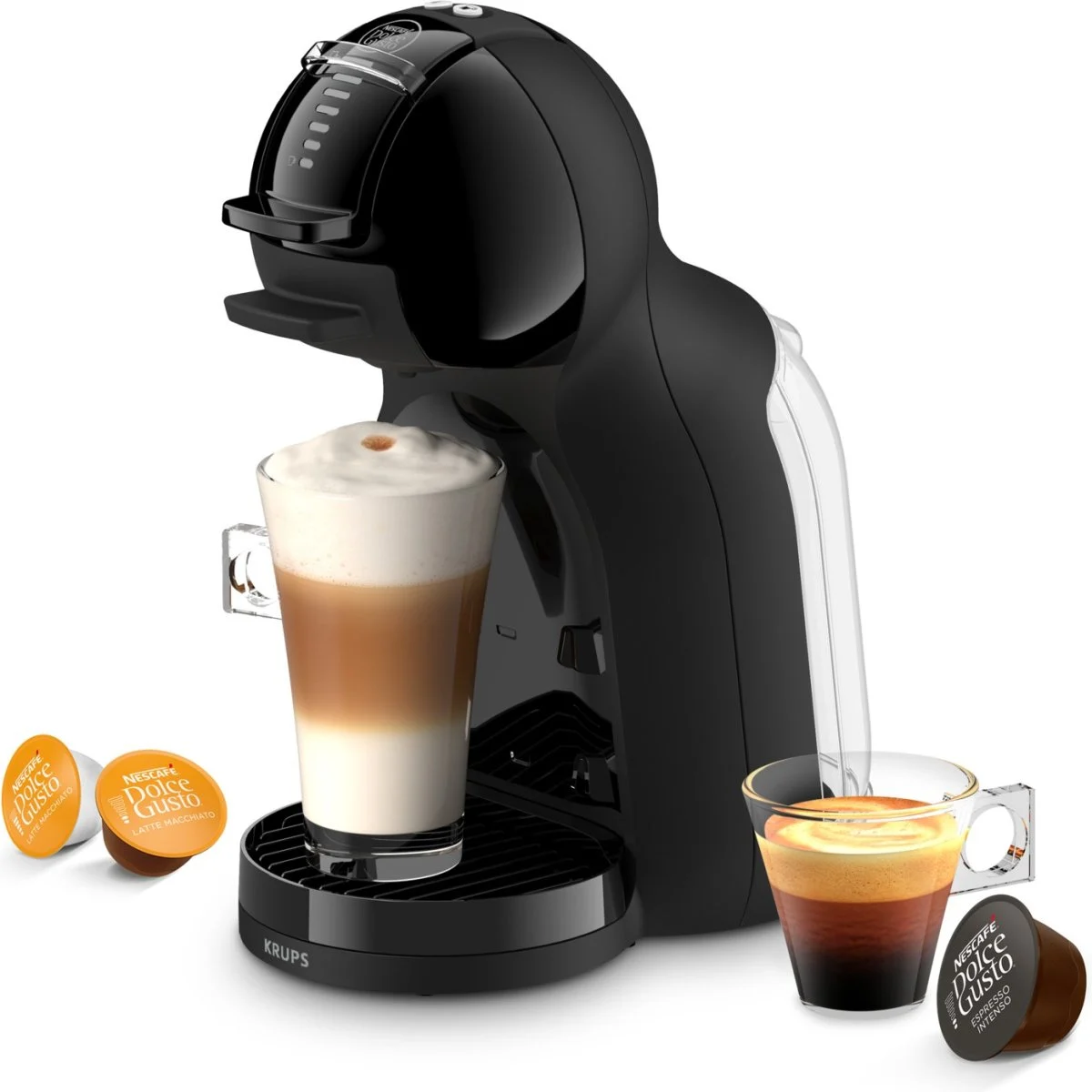 Cafetera Krups Mini Me Negra 1 Taza 15 Bar 1600 W Encimera