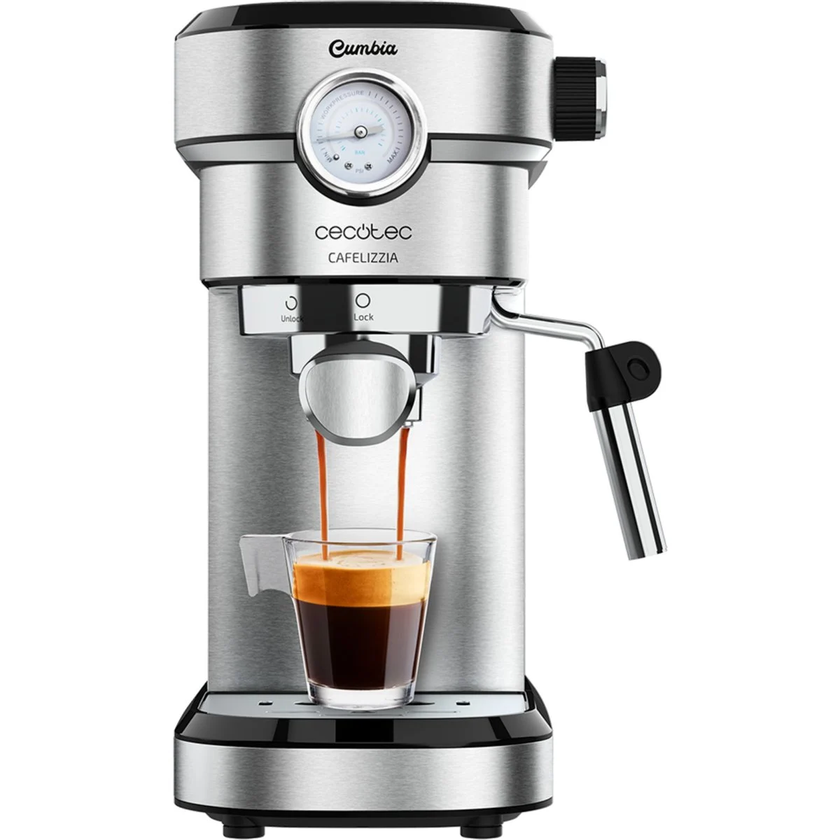 Cafetera express Cecotec Cafelizzia 890 Gray 20 Bares 1350 W