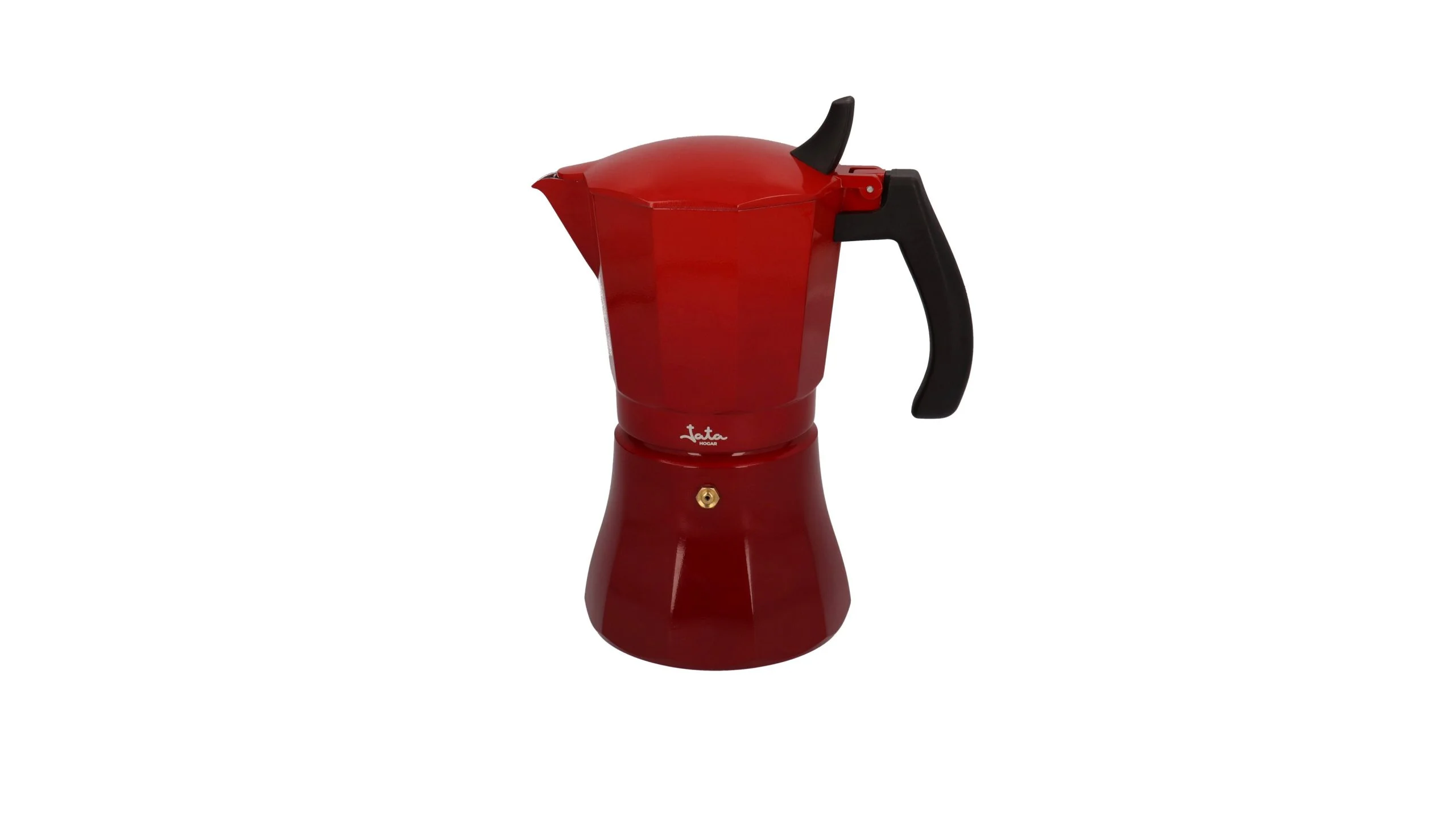 Cafetera Italiana Jata CAF2009 9 Tazas Vulcano Roja