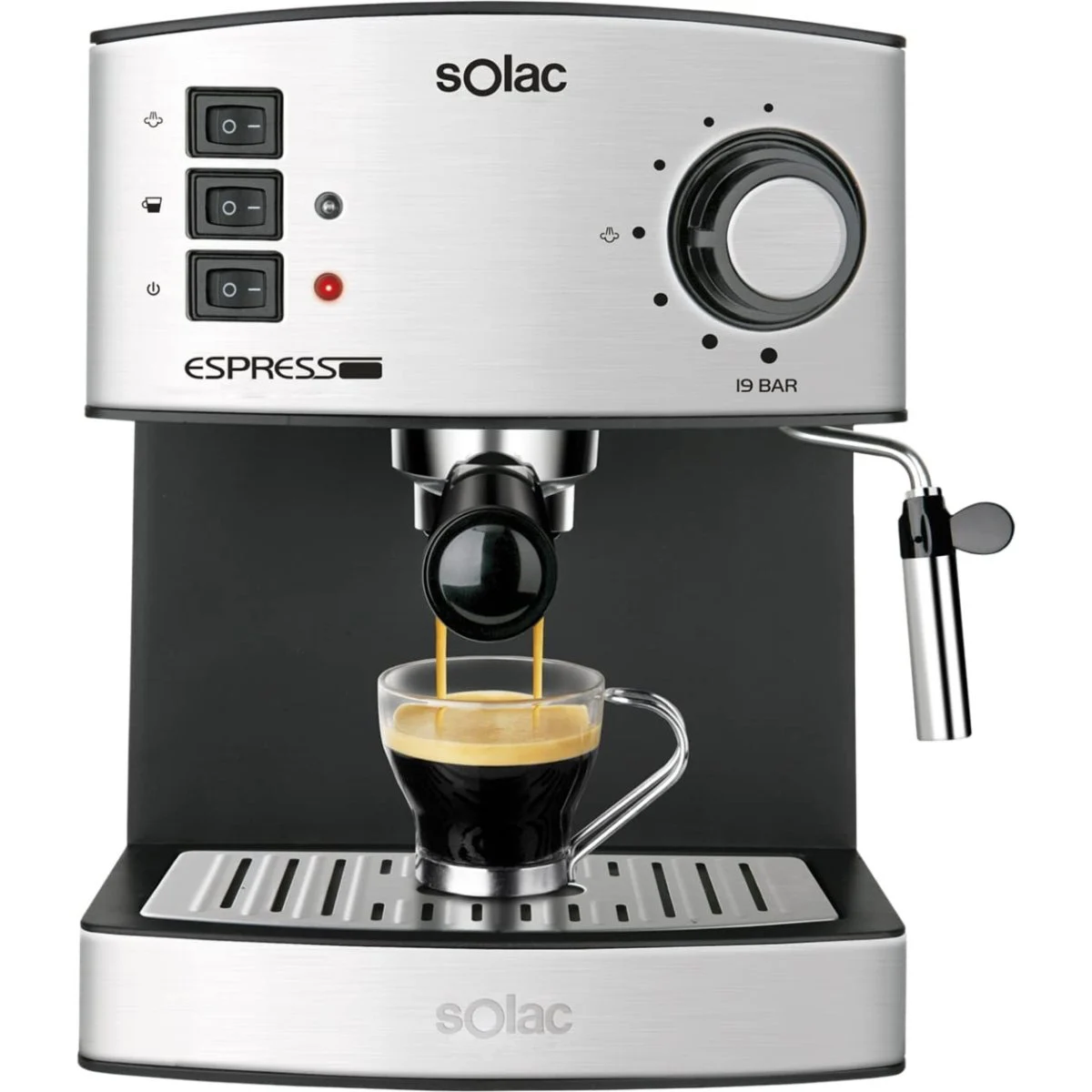 Cafetera Expresso Solac 20 Bares Inox