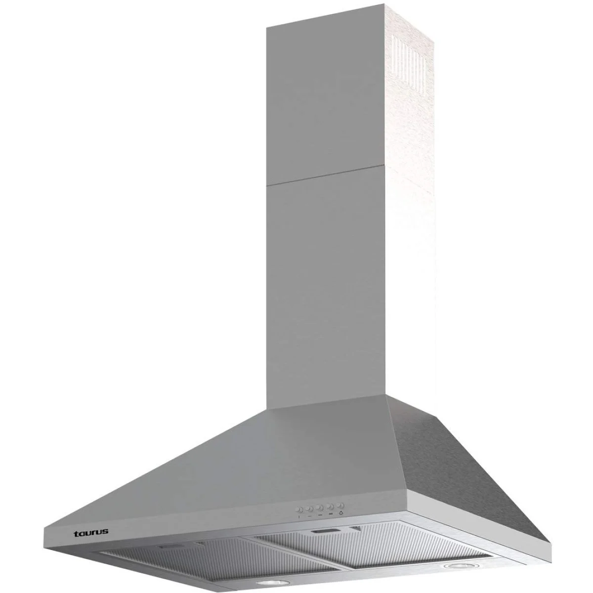 Campana Piramidal Taurus 90 cm Inox 650 m³