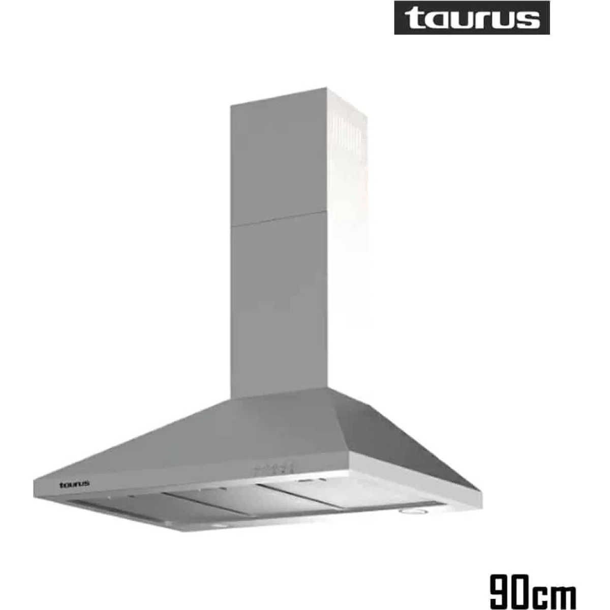 Campana Piramidal Taurus 90 cm Inox 650 m³