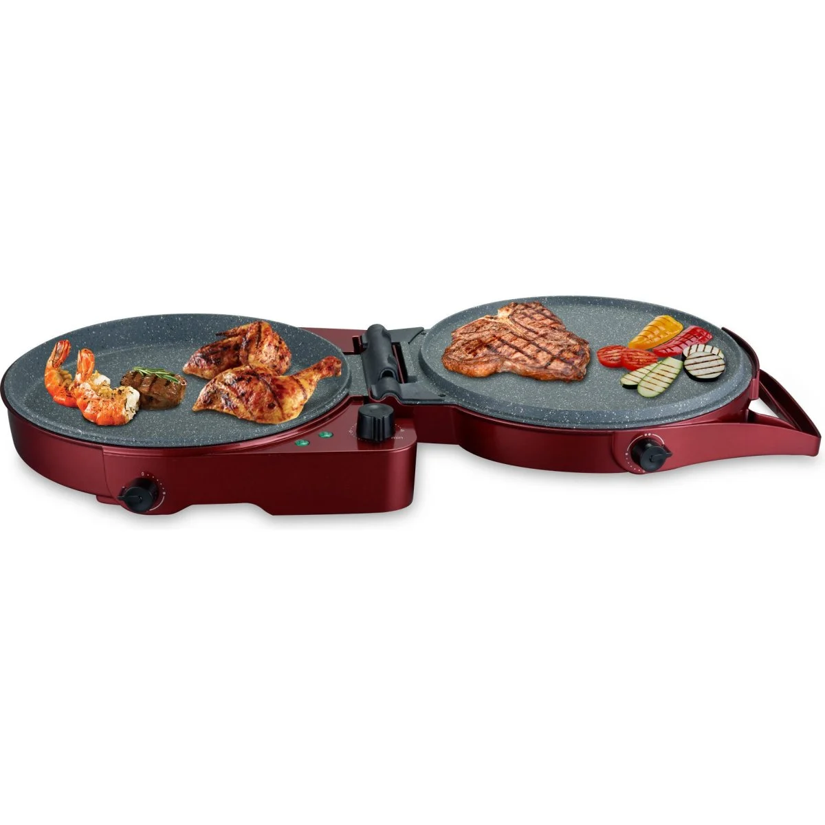Horno de Pizza Sogo YY Barbacoa 1800W Rojo