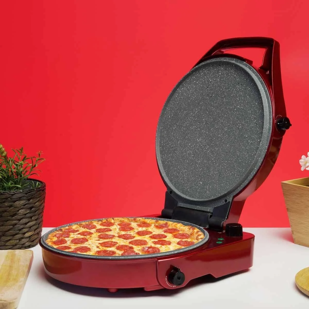 Horno de Pizza Sogo YY Barbacoa 1800W Rojo