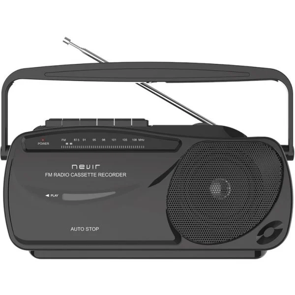 Radio-Cassette Portátil Nevir NVR-443T Compacto y Práctico