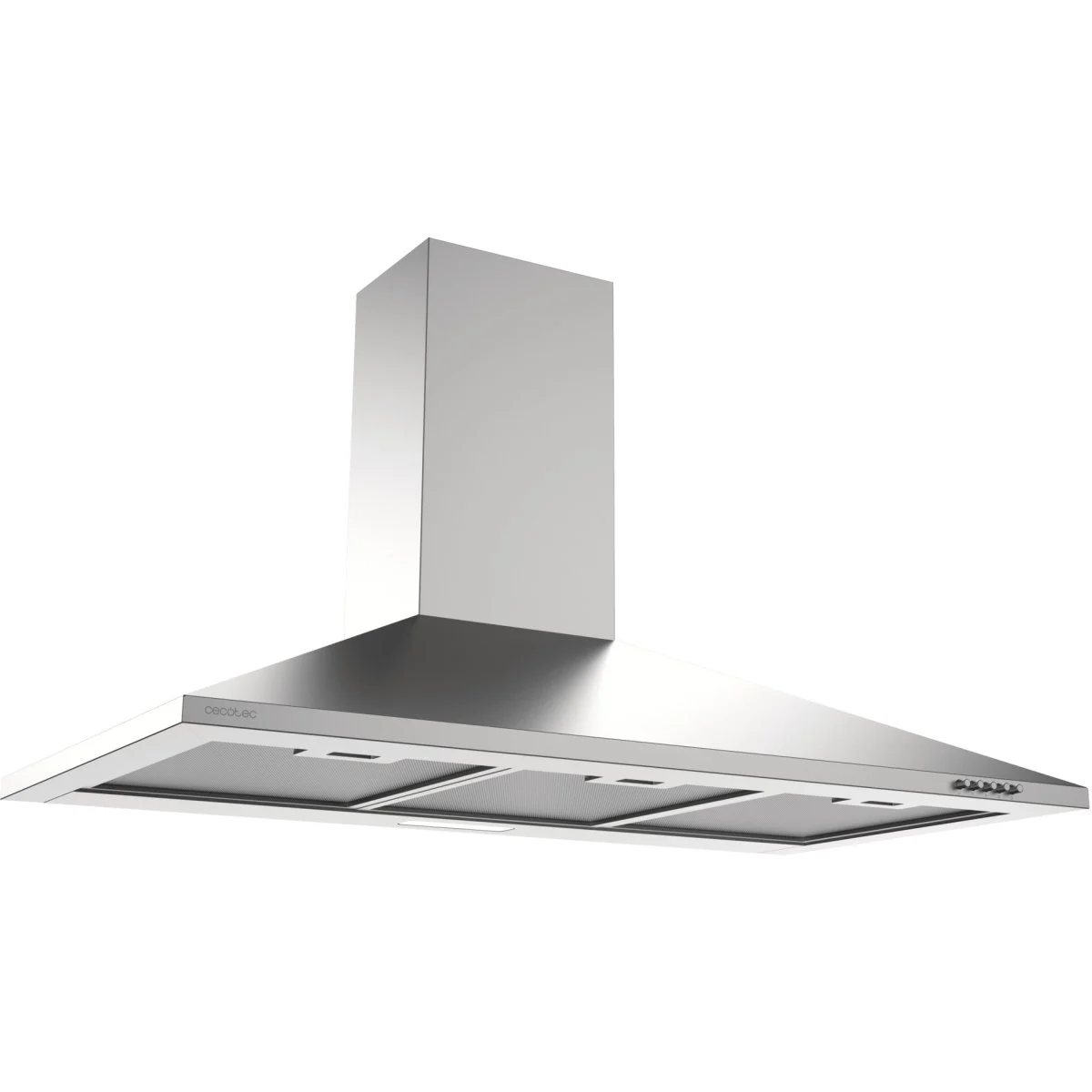 Campana Extractora Piramidal Cecotec 90 cm Inox 382,5 m³/h Clase A