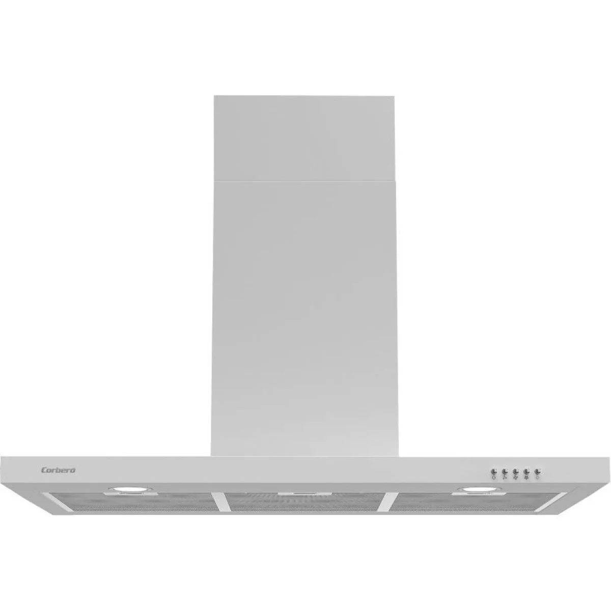 Campana Plana Corbero VOSTOK960W 90 cm 647 m3/h Clase A Blanca