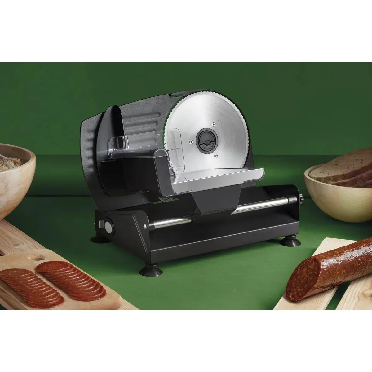 Cortafiambres Jata JECF1200 200 W 190 mm Negro