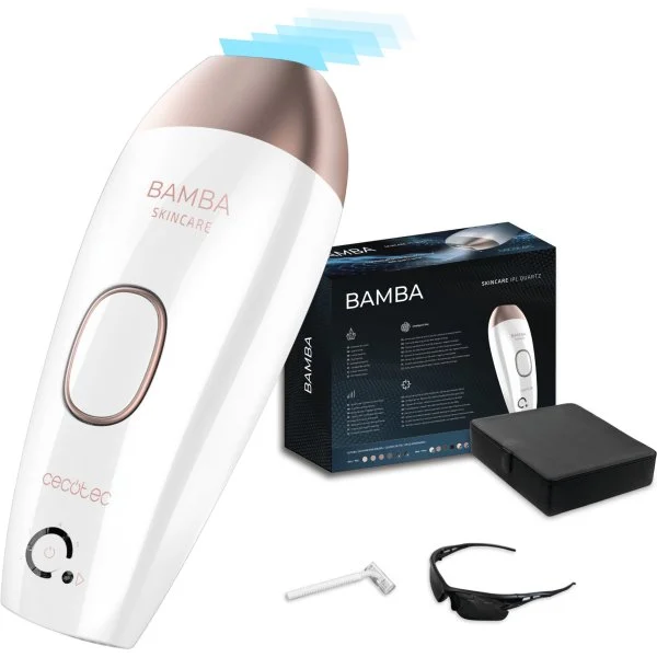 Depiladora láser Cecotec SkinCare IPL Quartz 120.000 disparos Compacta