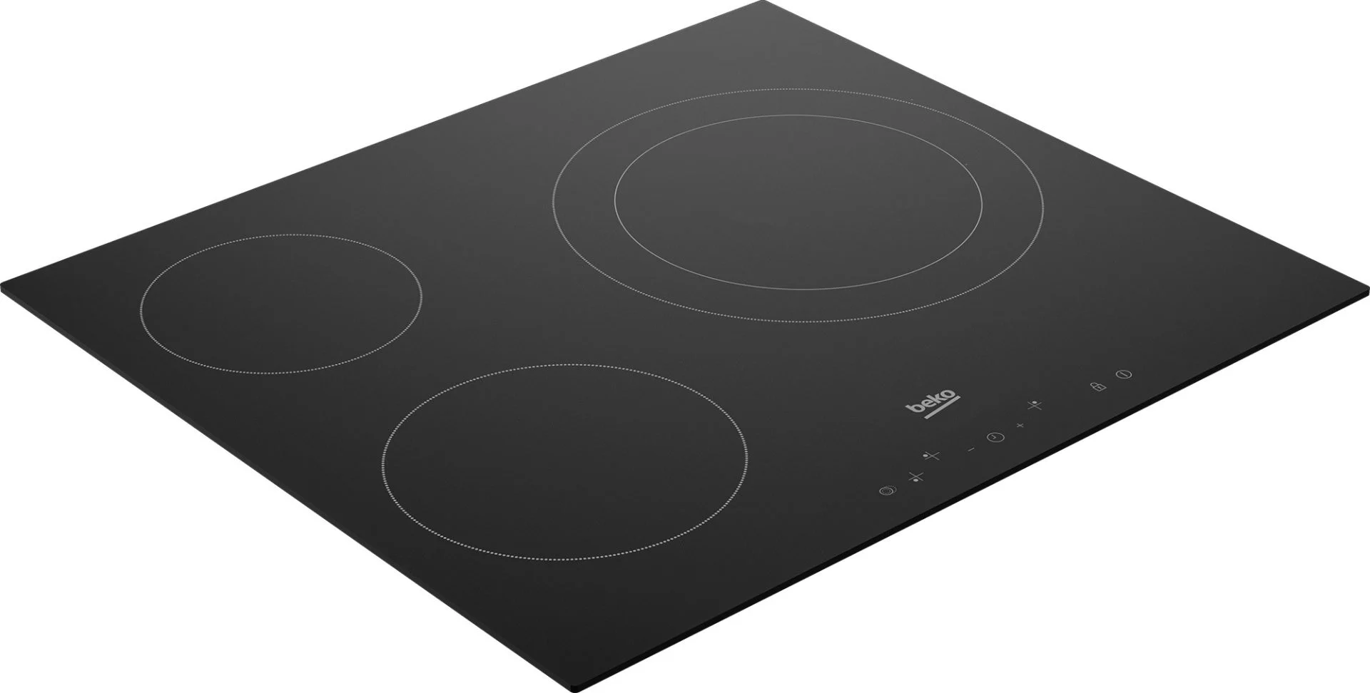 Conjunto Beko Horno + Vitro 3 Fuegos Cerámica 72 L Clase A