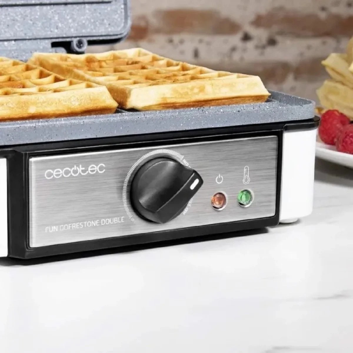 Gofrera Cecotec Fun Gofrestone Double 1200 W Antiadherente