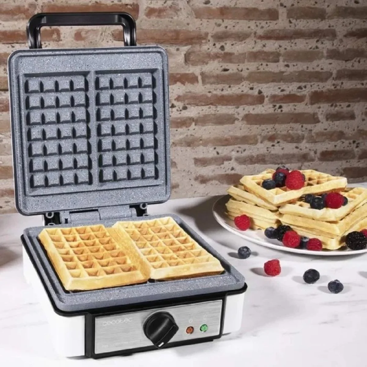 Gofrera Cecotec Fun Gofrestone Double 1200 W Antiadherente