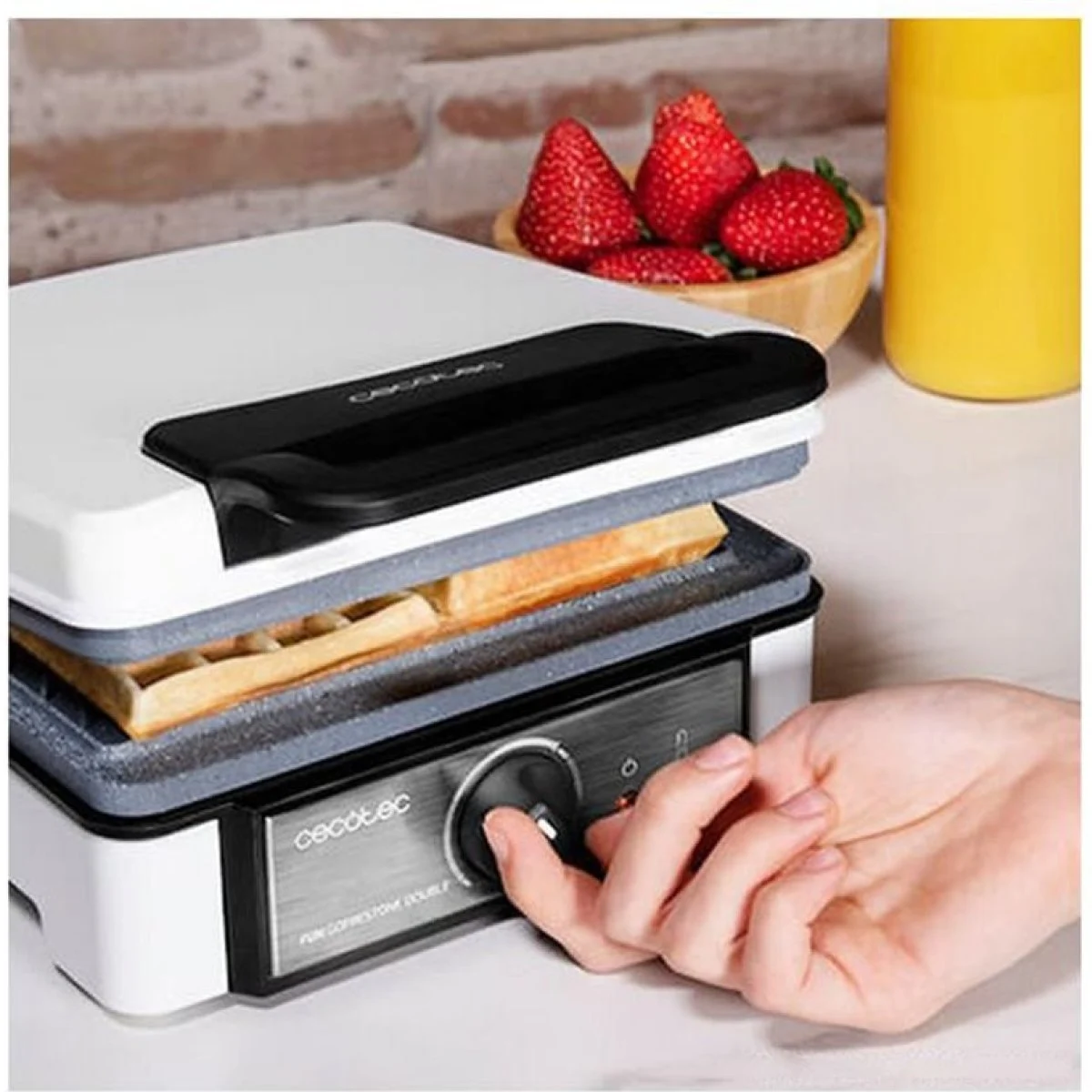 Gofrera Cecotec Fun Gofrestone Double 1200 W Antiadherente