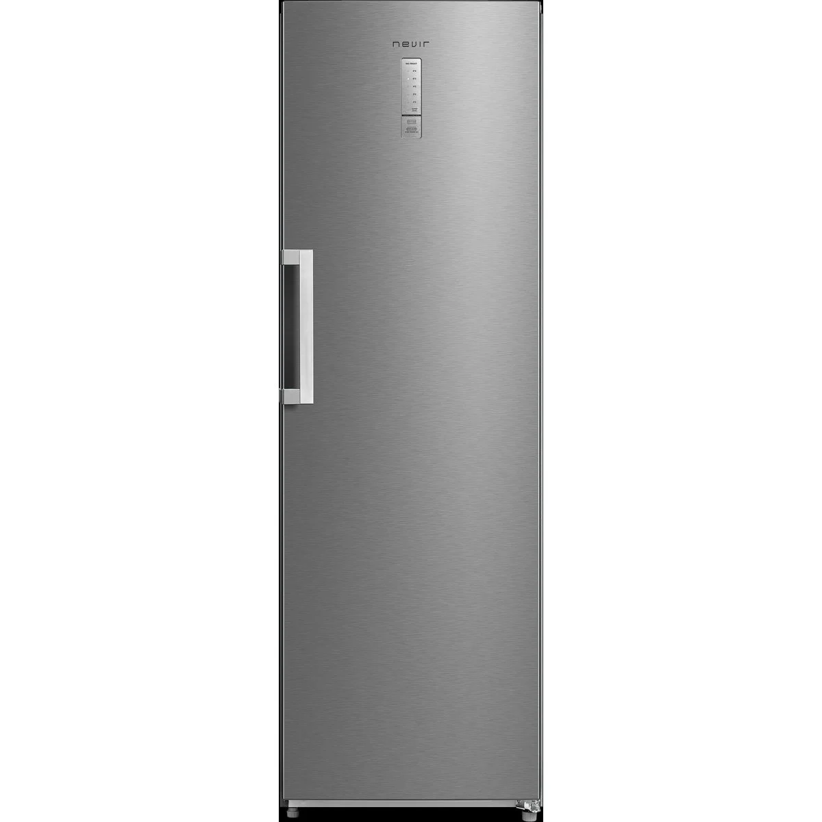 Congelador Vertical Nevir 185X60 Inox Dual