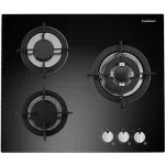 Encimera Gas Corbero CPCGY2303N 3 Fuegos 4,75 Kw Negra