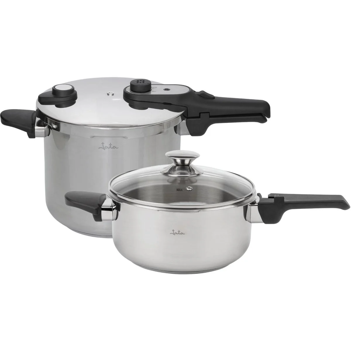 Duo Ollas Rápidas Jata 4 + 7 L Inox