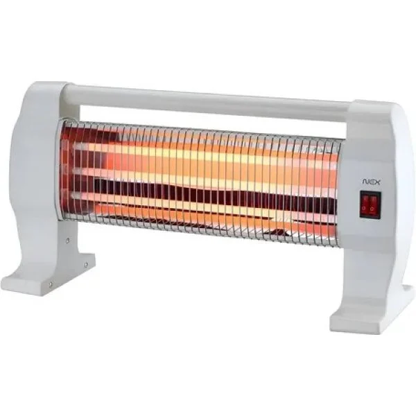 Estufa de Cuarzo Electrotek Horizontal 3 Tubos Blanca