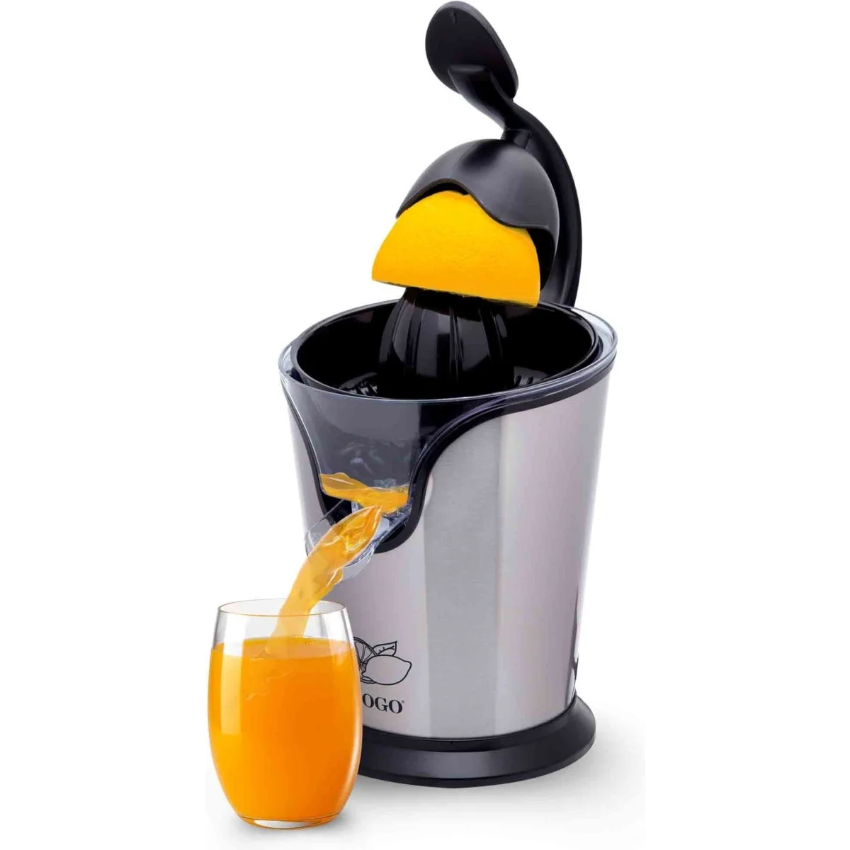 Exprimidor de zumos Sogo SS5255 100W 2 conos Negro Plata