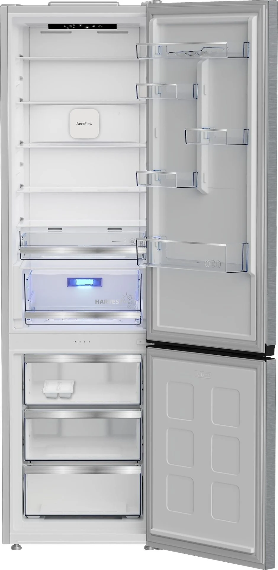 Frigorífico Beko 203X60 C Inverter Inox Clase C 415 L