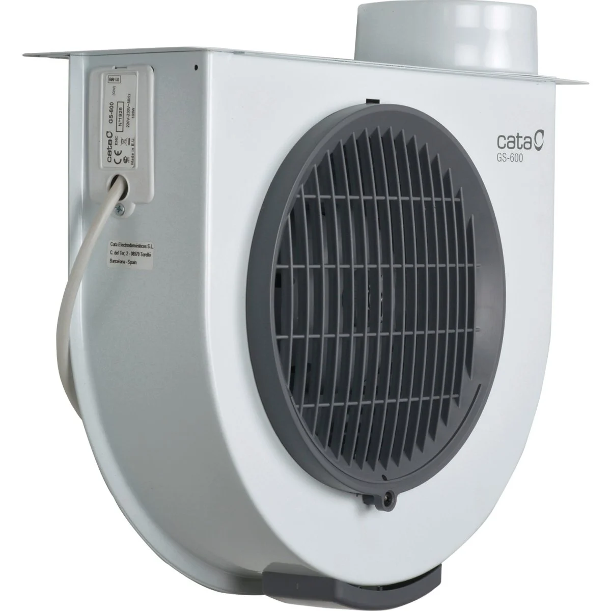 Extractor de Cocina Cata Circular 480 m3