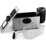 Freidora Silvano 3.5 L Inox Tapa con Ventana
