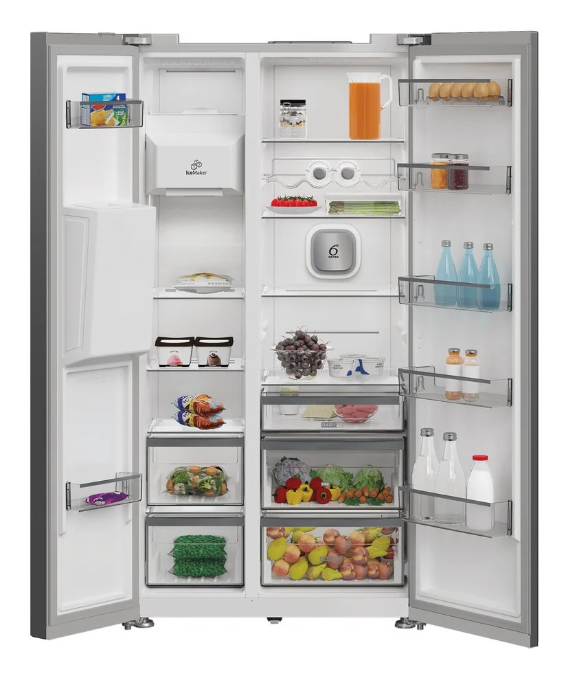 Frigorífico Americano Whirlpool WHG2 6574W X5E Inox 578 L Dispensador