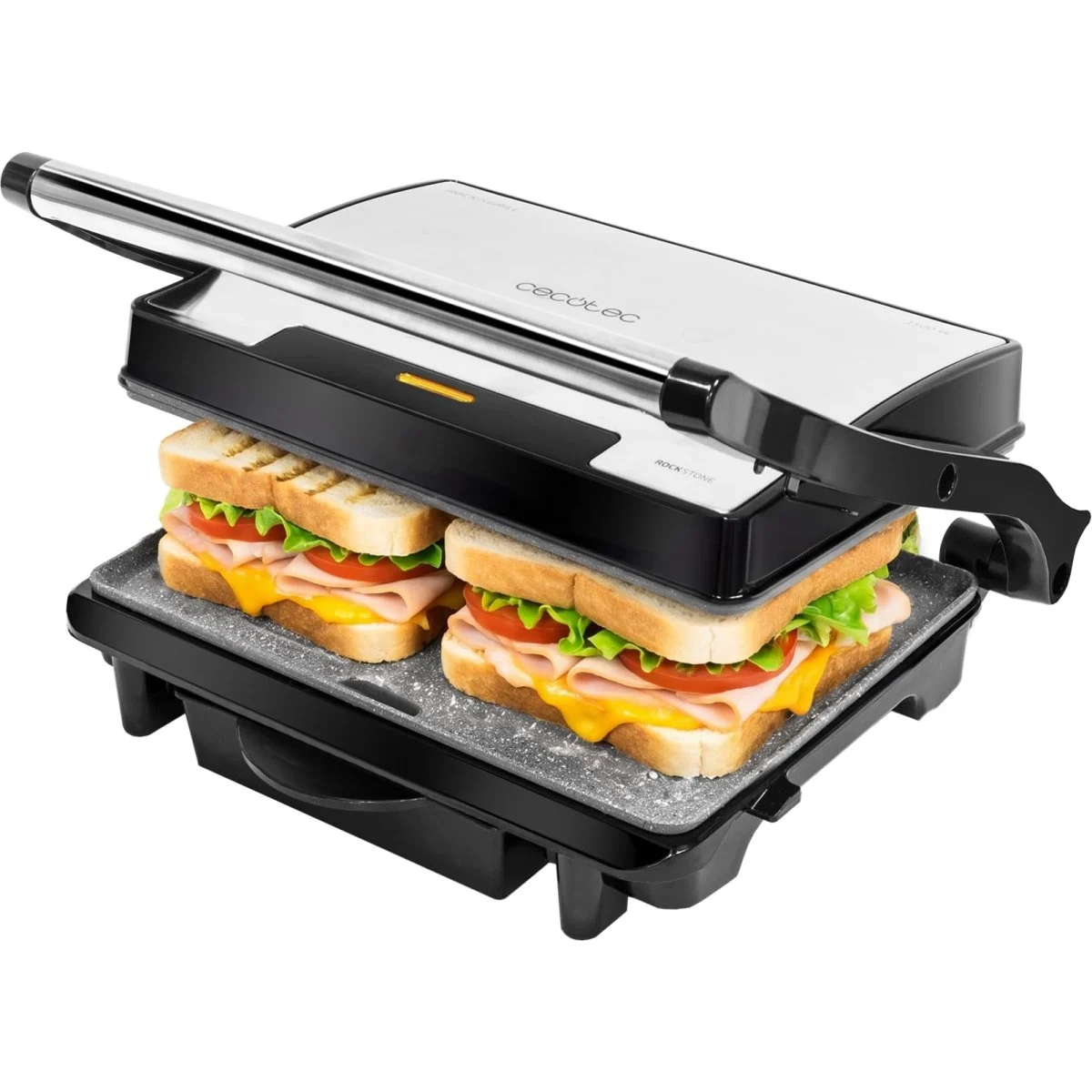 Grill Panini Cecotec Rock’nGrill 1500 1500 W Cerámico Apertura 180º