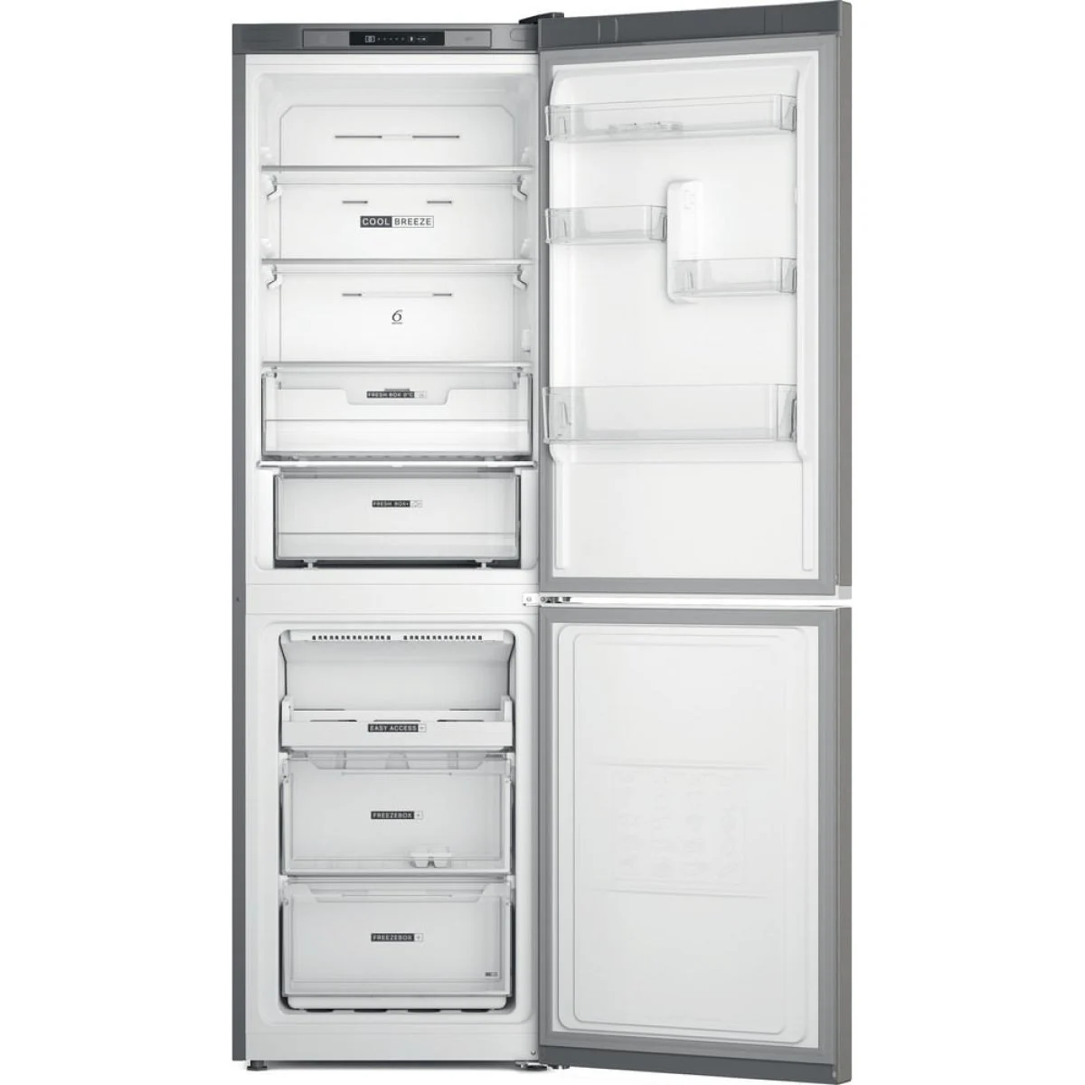 Frigorífico Whirlpool W7X82IOX 335 L Acero Inoxidable Independiente