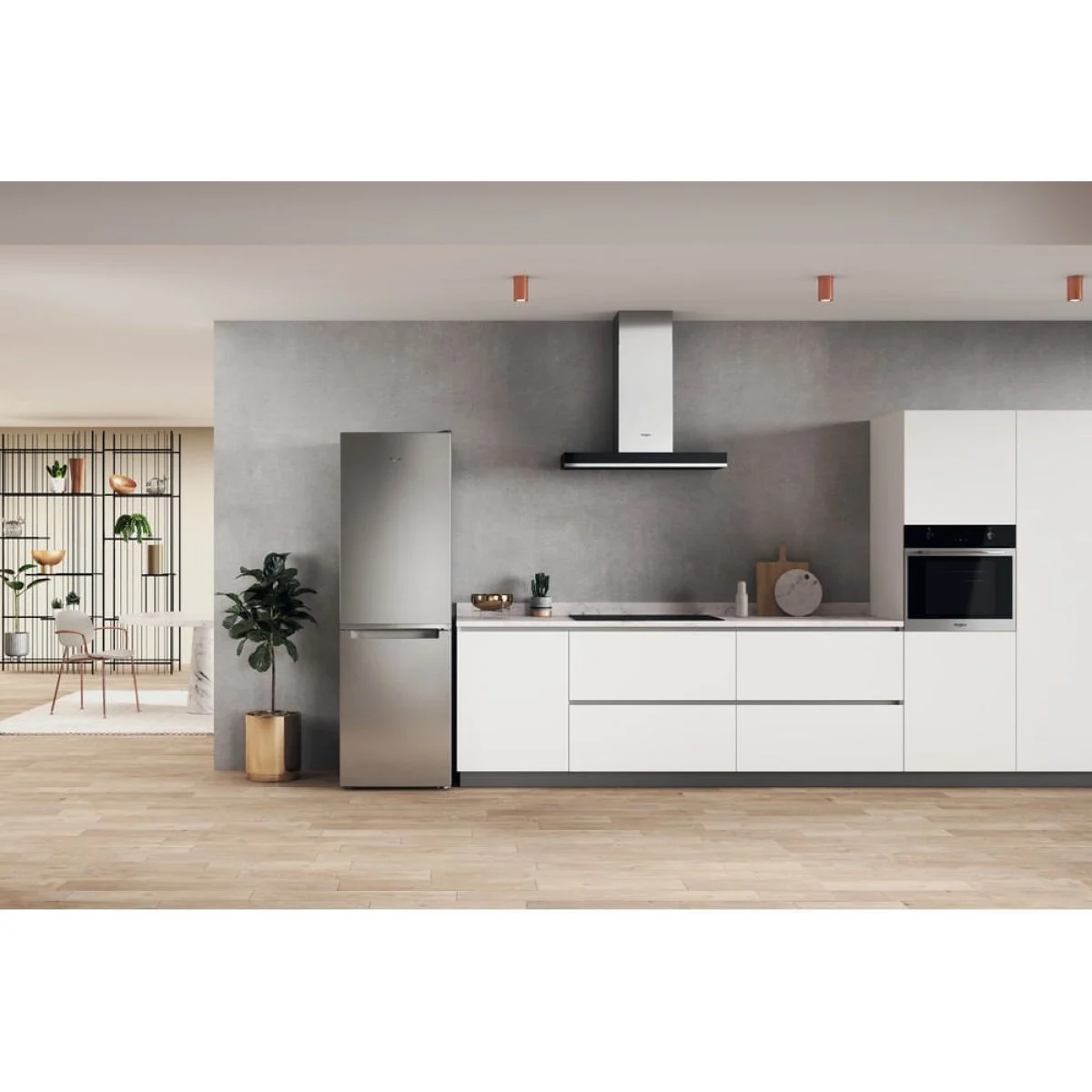 Frigorífico Whirlpool W7X82IOX 335 L Acero Inoxidable Independiente