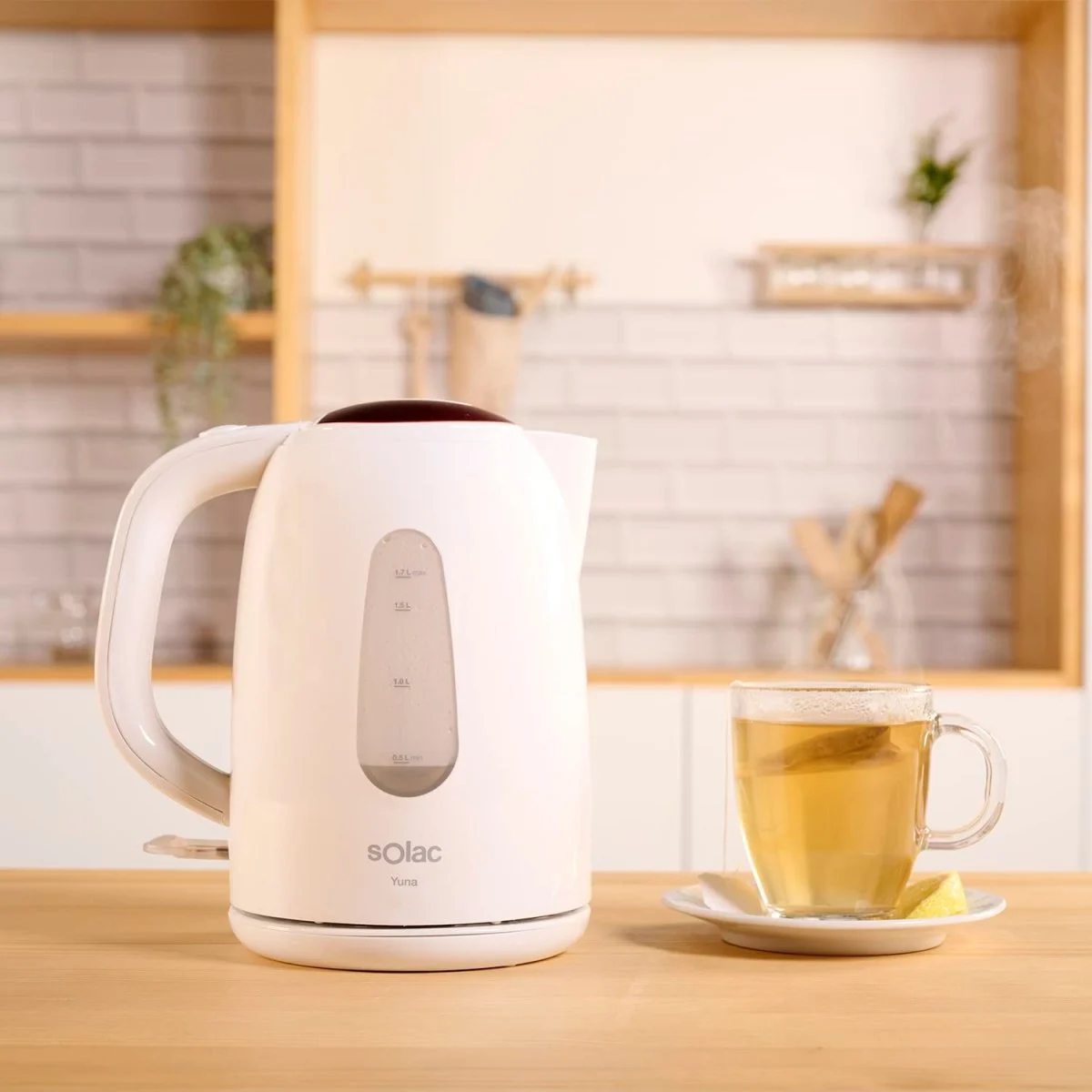 Hervidor Solac KETTEL YUNA 1.7 L 2200 W Blanco
