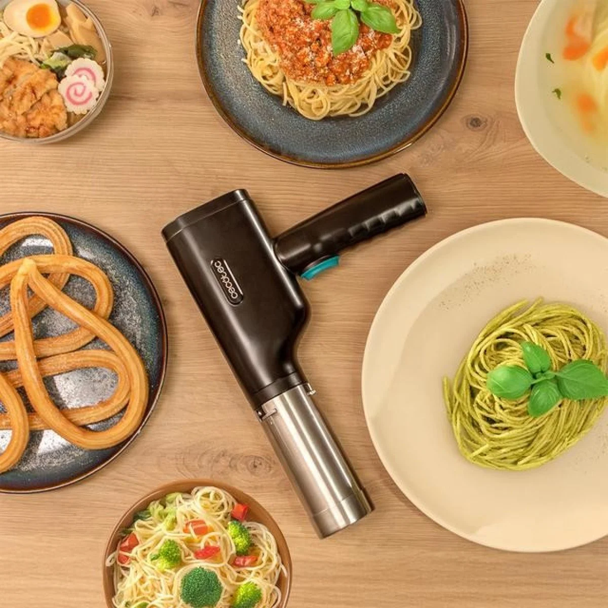 Máquina Cecotec Fun EasyPasta 40 W 200 g Churros y Pasta