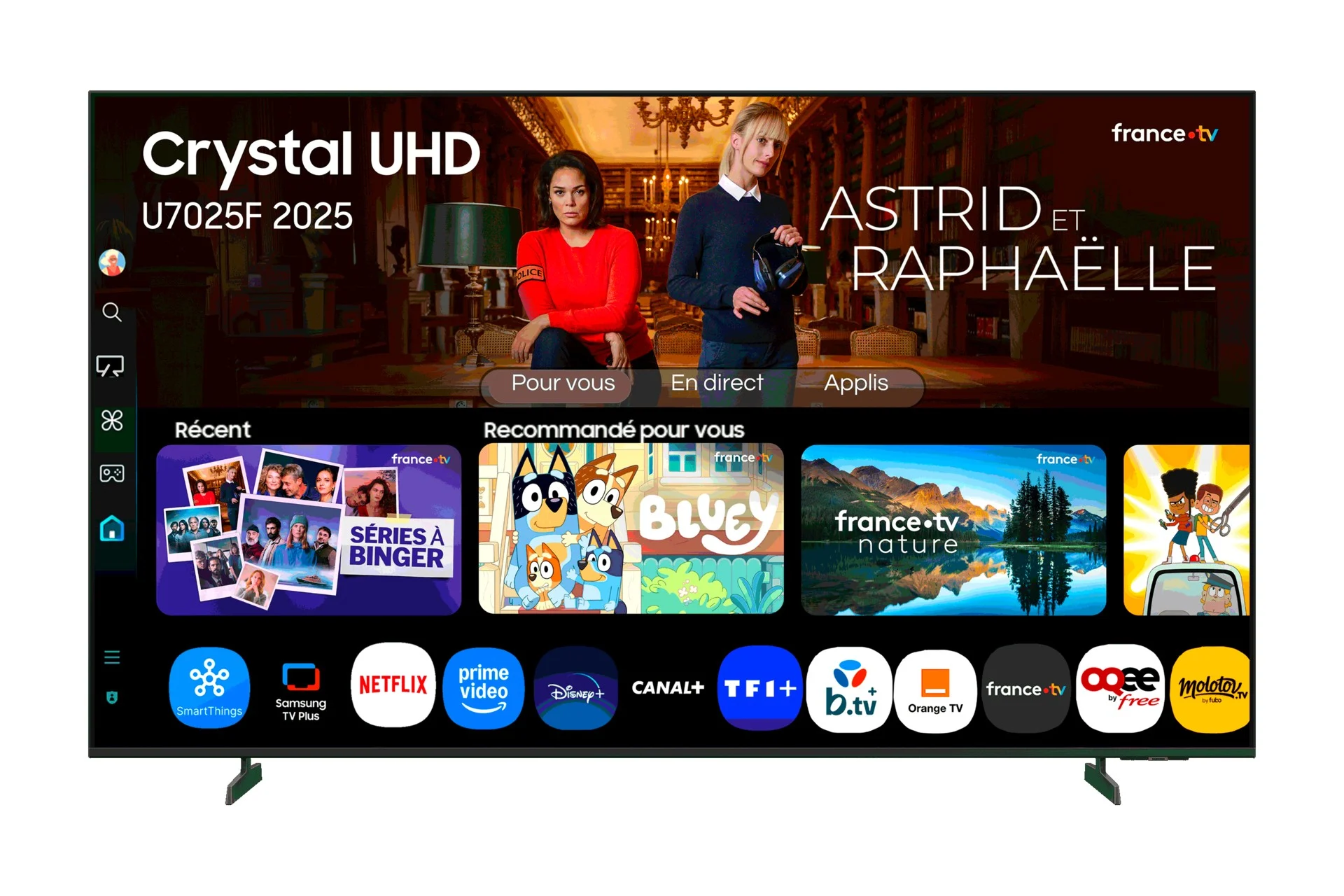Pantalla LED Samsung 75" Cristal UHD 4K Smart TV