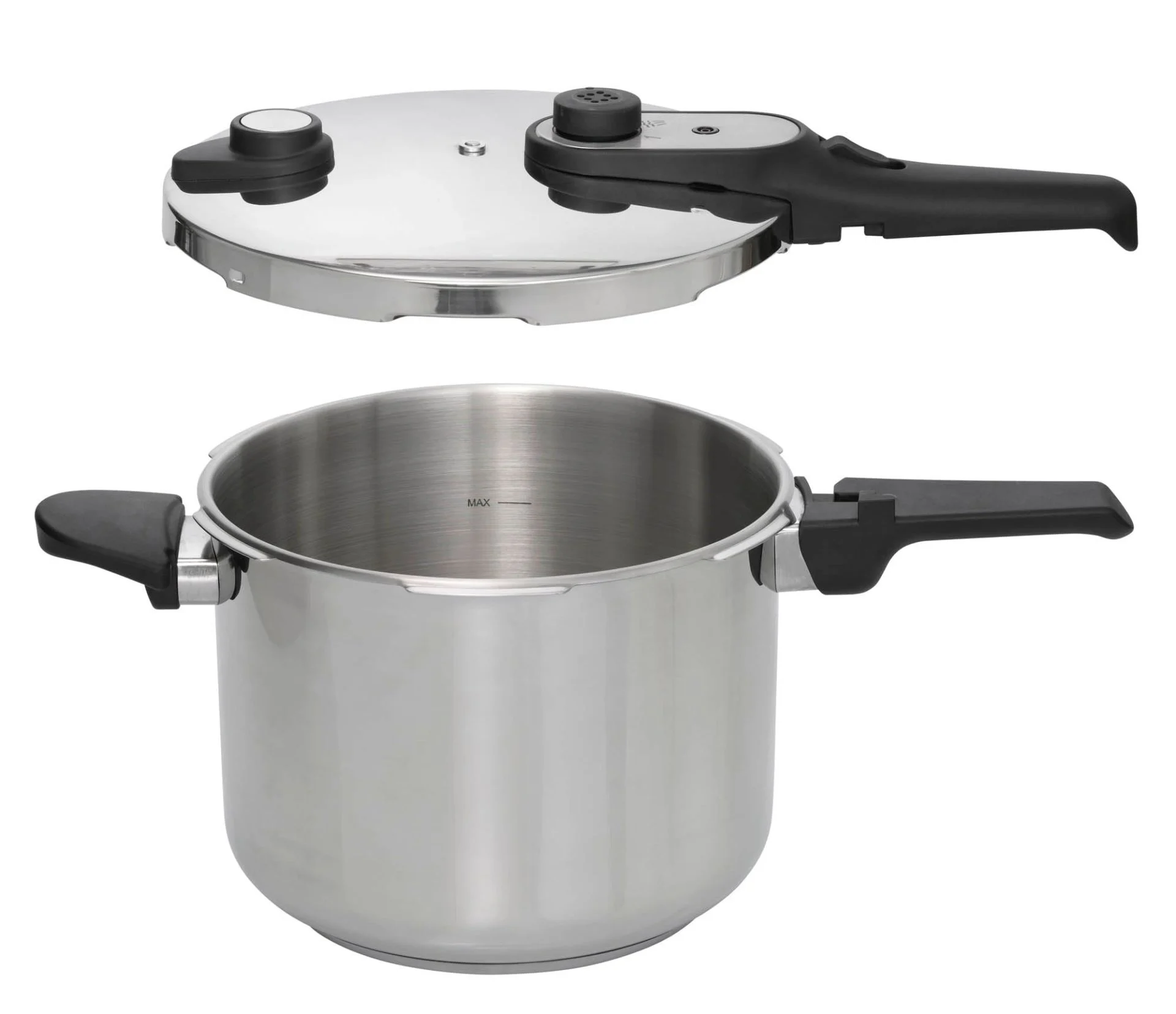 Olla a Presión Rápida Jata 6 L Acero Inoxidable