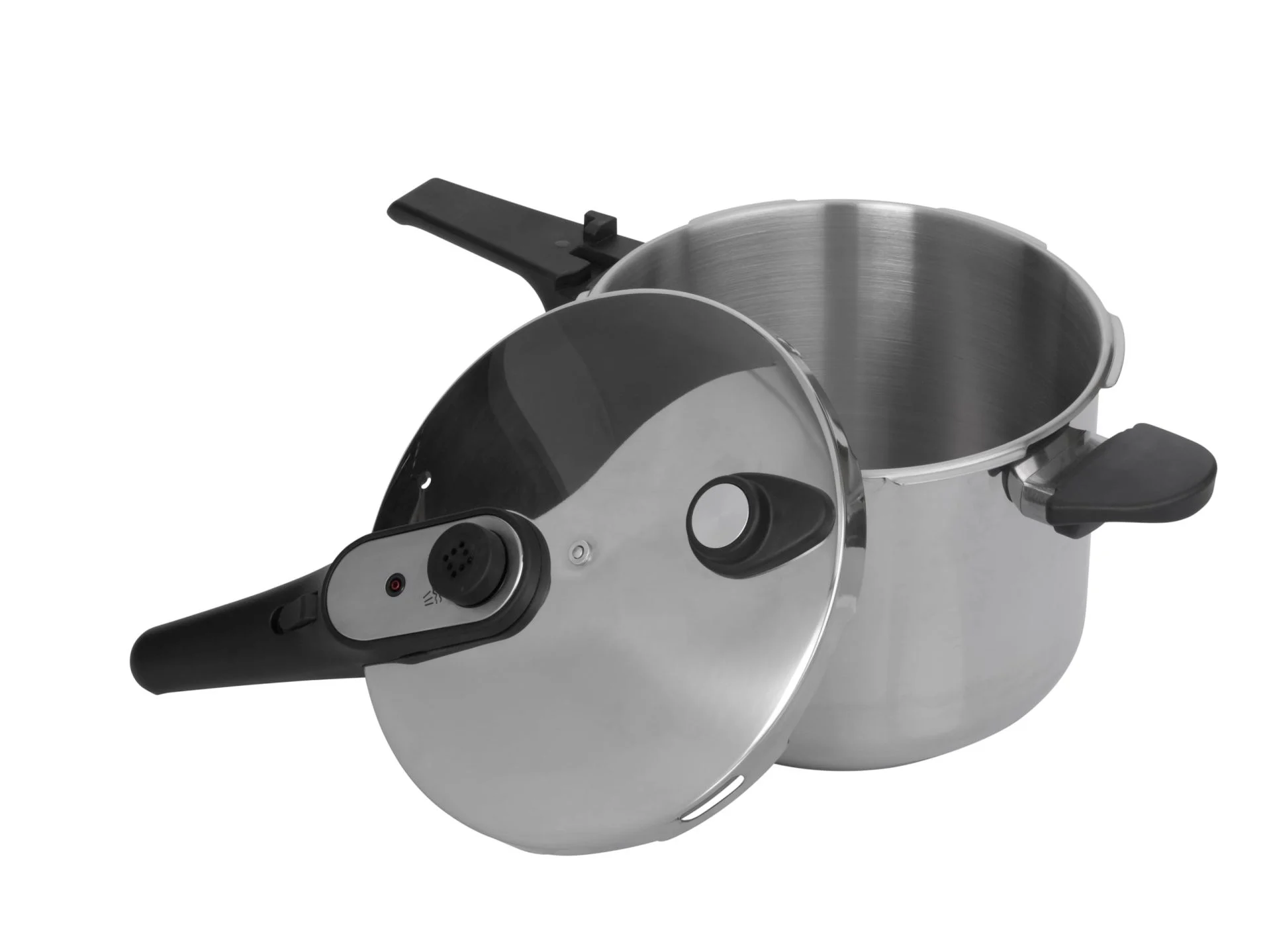 Olla a Presión Rápida Jata 6 L Acero Inoxidable
