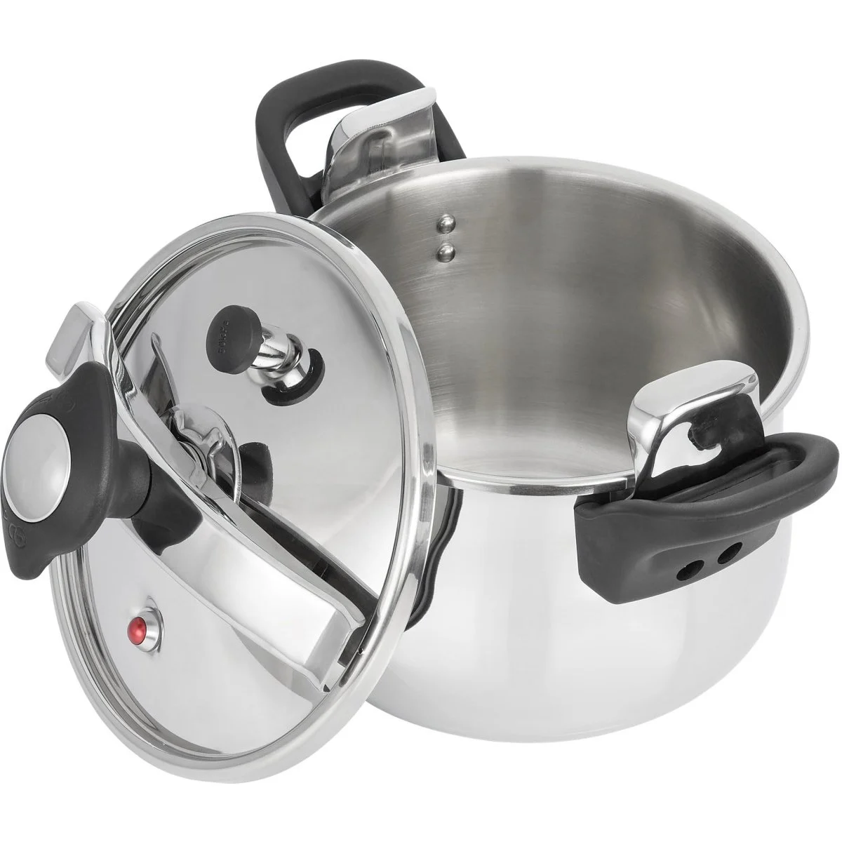 Olla a Presión Rápida Jata 6 L Acero Inoxidable