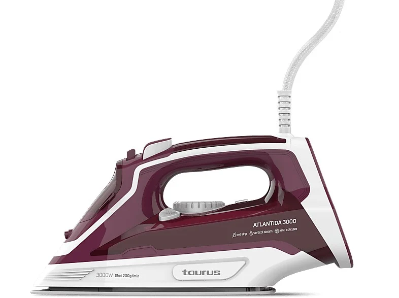 Plancha Vapor Taurus 300W Atlántida 3000 Clase A